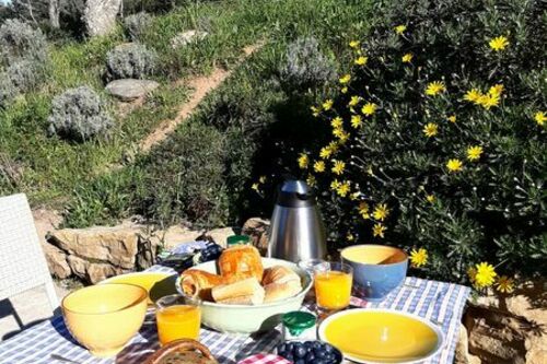 Petit déjeuner - Chambre d'hôtes au temps des Cerises à Pierrefeu du Var