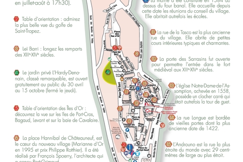 Plan découverte du village médiéval de Gassin - l'un des plus Beaux villages de France