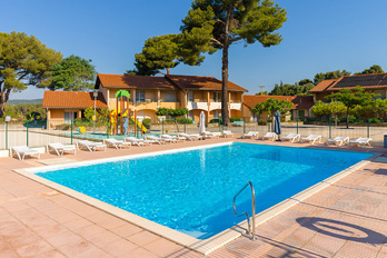 Holiday village with swimming pool