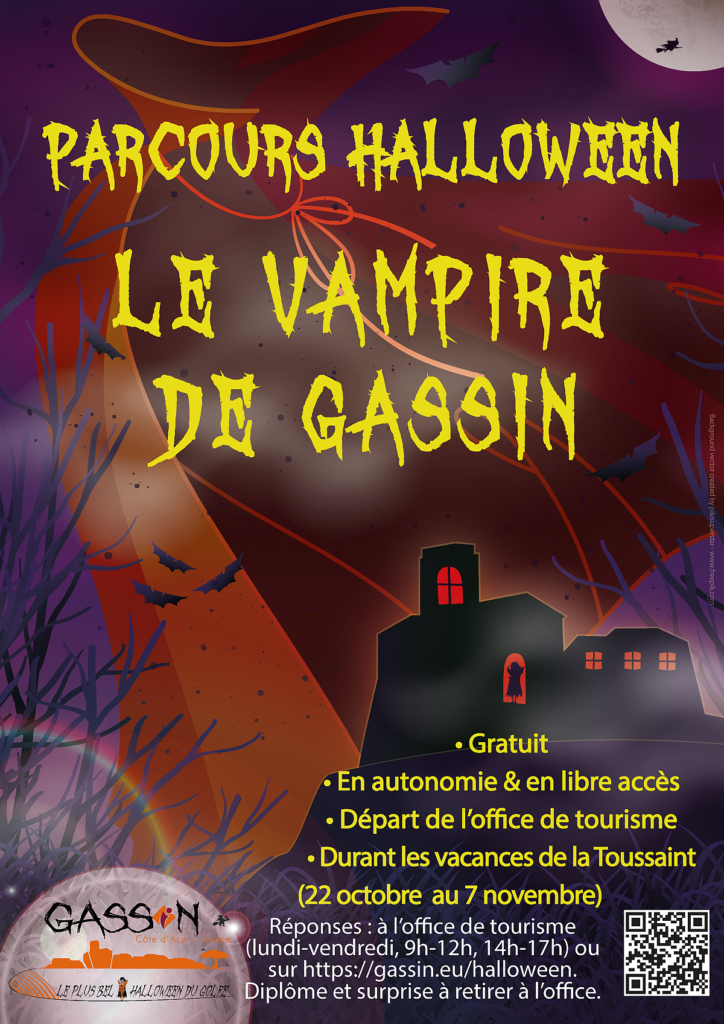 L’attribut alt de cette image est vide, son nom de fichier est 2022-affiche-halloween-Gassin-le-vampire-de-Gassin-parcours-jeu-pour-enfant-724x1024.png.